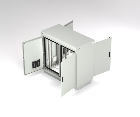 RRN-Serie Dubbelwandige 19 inch Schakelkasten