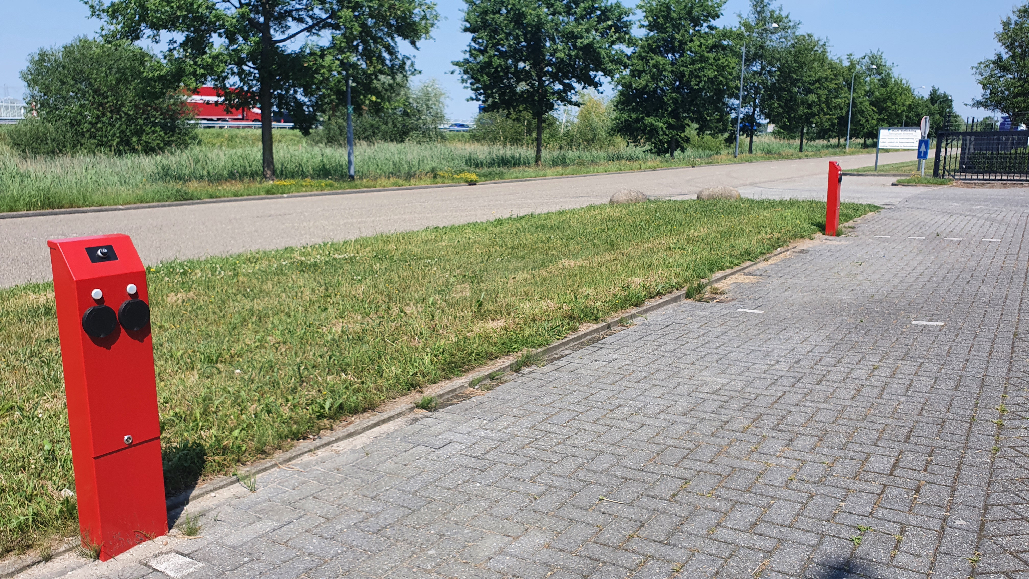 Staka RVS mini-zuilen behuizing laadpaal