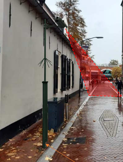 Staka zuil toegepast in gemeente Oosterhout